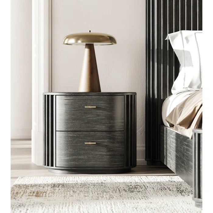 Haring - Modern Acacia Nightstand