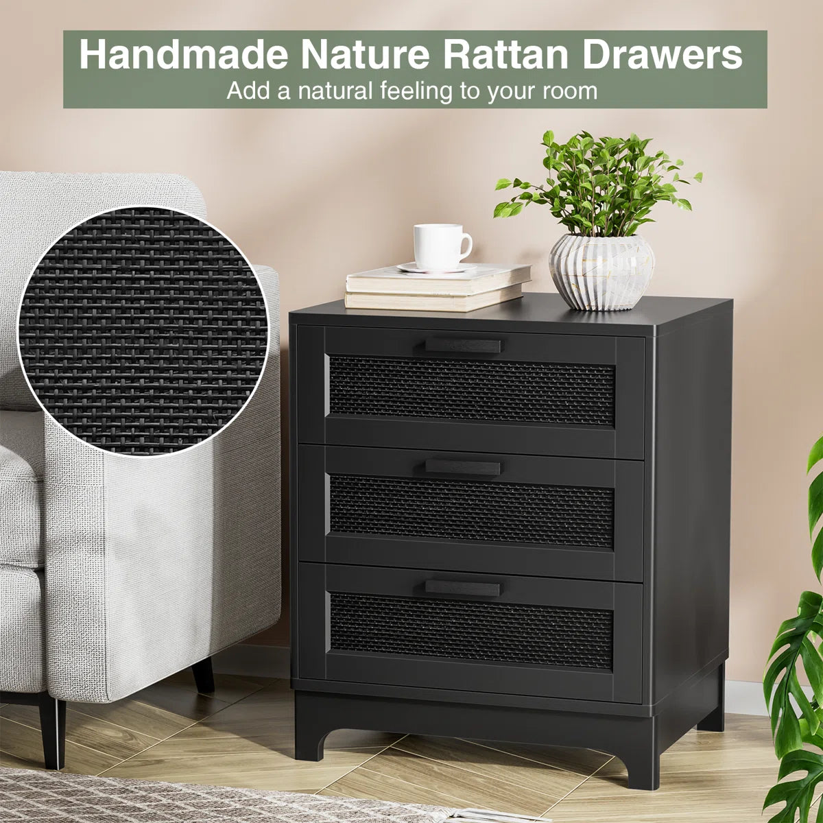 Cabhan 19.7'' W Nightstand