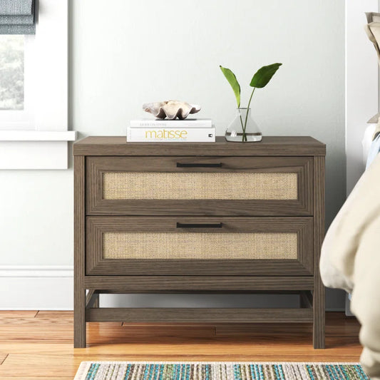 Barros 2-Drawer Nightstand